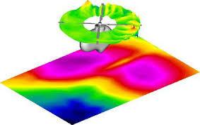 Graphic of ambient noise generated by eVTOL.