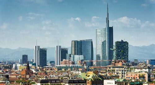 Milan Italy skyline