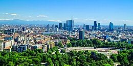 Milan Italy skyline